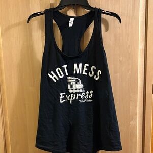 Hot Mess Express Black Tank Top